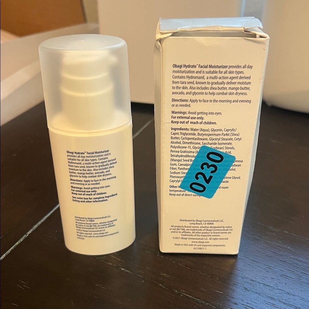 Obagi Medical Hydrate Facial Moisturizer NIB - Picture 2 of 3